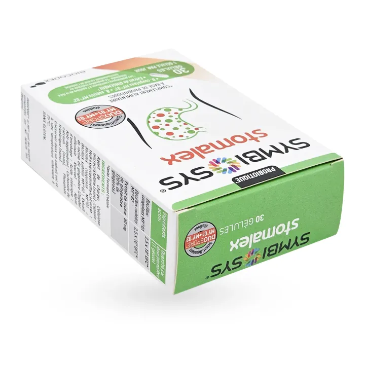 SYMBIOSYS Stomalex - Probiotiques et gingembre pour l’estomac | Pharmacie en ligne