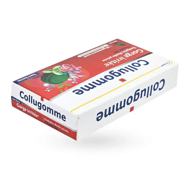 Collugomme Cooper 30 gommes | Gorge irritée et voies respiratoires