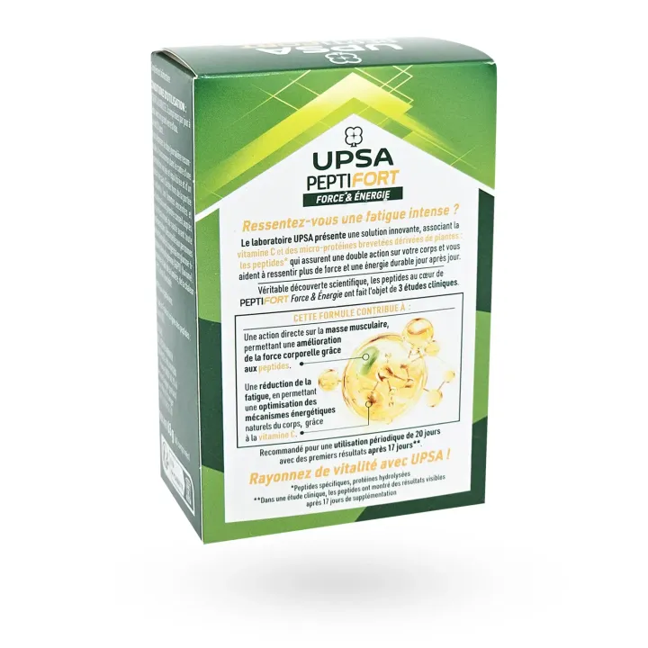 PEPTIFORT Force & Énergie UPSA 60 comprimés, fatigue intense | Pharmacie en ligne