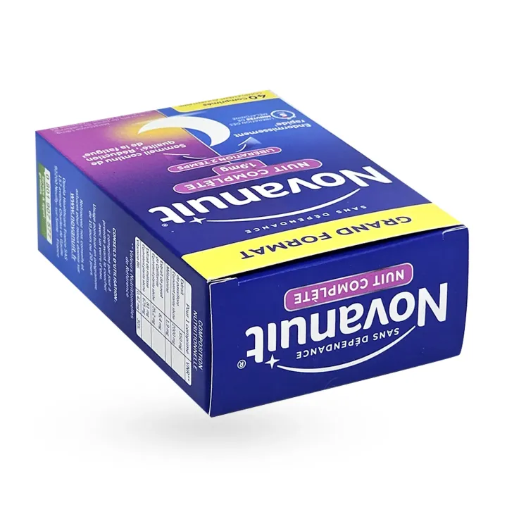 Novanuit Nuit Complète 1,9 mg 40 comprimés - Sommeil complet | Pharmacie en ligne