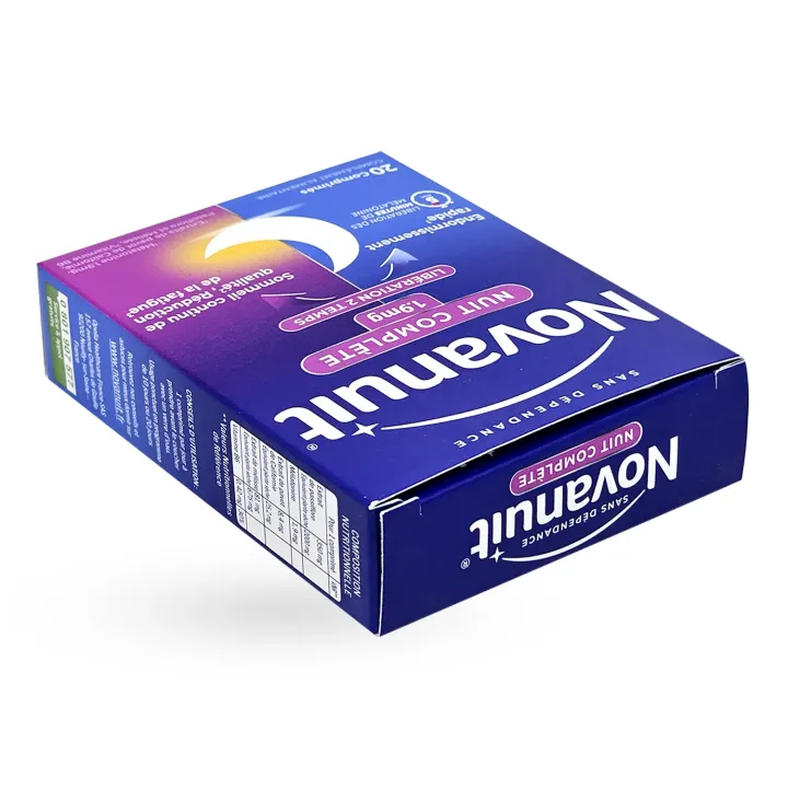 Novanuit Nuit Complète 1,9 mg 20 comprimés - Sommeil complet | Pharmacie en ligne