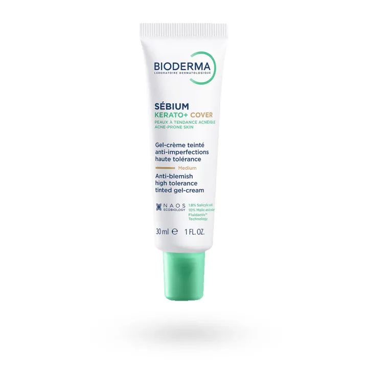 Sébium Kérato+ Cover Bioderma 30 ml - Soin teinté anti-imperfections | Pharmacie en ligne