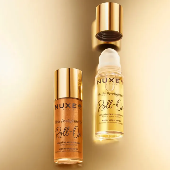 Huile Prodigieuse Or Roll-On Nuxe 60 ml - Huile sèche illuminatrice | Pharmacie en ligne