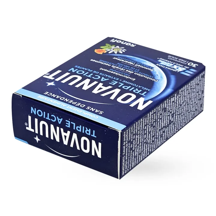 Novanuit Triple action sans dépendance 30 comprimés | Pharmacie en ligne