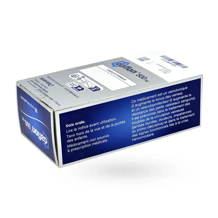 Daflon 500 mg 60 comprimés troubles veineux | Pharmacie en ligne