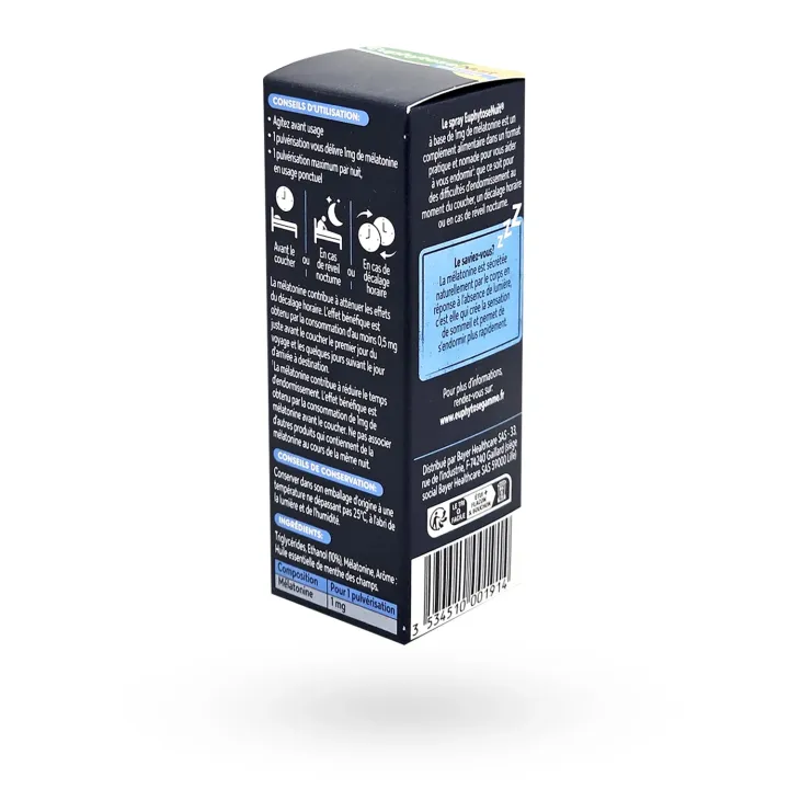 EuphytoseNuit Spray 1 mg - Endormissement rapide | Pharmacie en ligne
