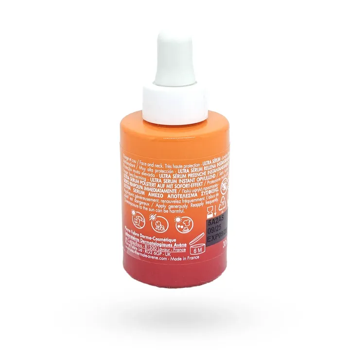 Avène Ultra Sérum SPF50+ 30 ml - Protection solaire anti-âge | Pharmacie en ligne