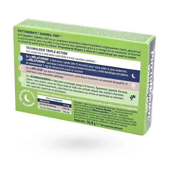 Phytonormyl Sommeil Fort UPSA 30 comprimés - Sommeil réparateur | Pharmacie en ligne