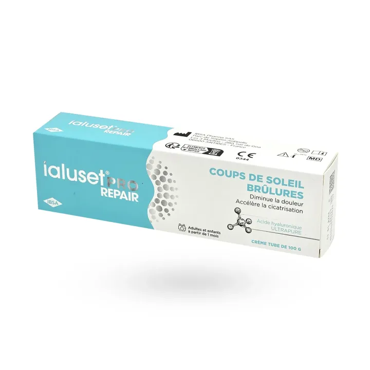 Ialuset Pro Repair crème 100 g - Cicatrisation brûlures | Pharmacie en ligne