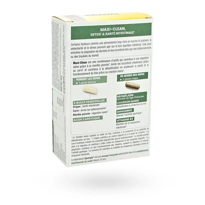 Maxi-Clean Détox & Santé Intestinale - Ballonnements et digestion | Pharmacie en ligne