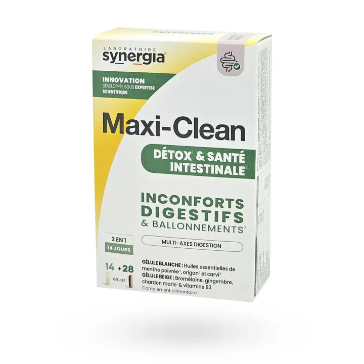 Maxi-Clean Détox & Santé Intestinale - Ballonnements et digestion | Pharmacie en ligne