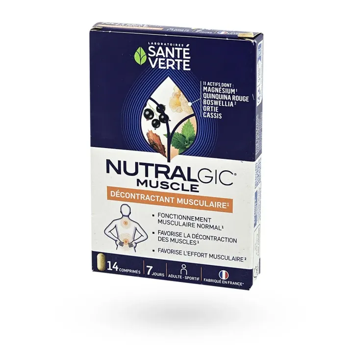 Nutralgic Muscle Santé Verte - Décontractant musculaire | Pharmacie en ligne