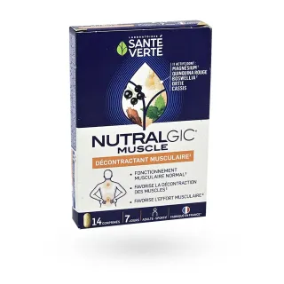 Nutralgic Muscle décontractant musculaire Santé Verte 14 comprimés