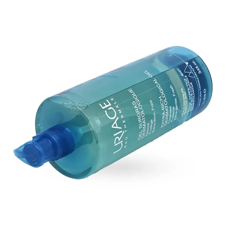 Gel surgras dermatologique Uriage - Gel lavant 1 litre | Pharmacie en ligne