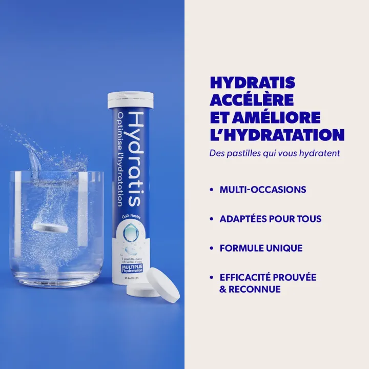 Hydratis Mangue Passion - Pastilles hydratation électrolytes | Pharmacie en ligne