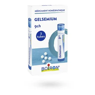 Gelsemium 9 CH Boiron 3 tubes granules
