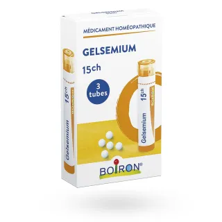 Gelsemium 15 CH Boiron 3 tubes granules