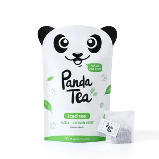 Panda Tea Iced tea 28 infusions BIO glacées goût yuzu citron vert