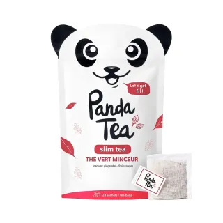 Panda Tea Slim tea thé vert minceur gingembre fruits rouges 28 sachets