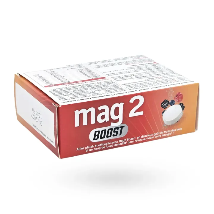 Mag 2 Boost 20 comprimés effervescents - Fatigue et énergie | Pharmacie en ligne