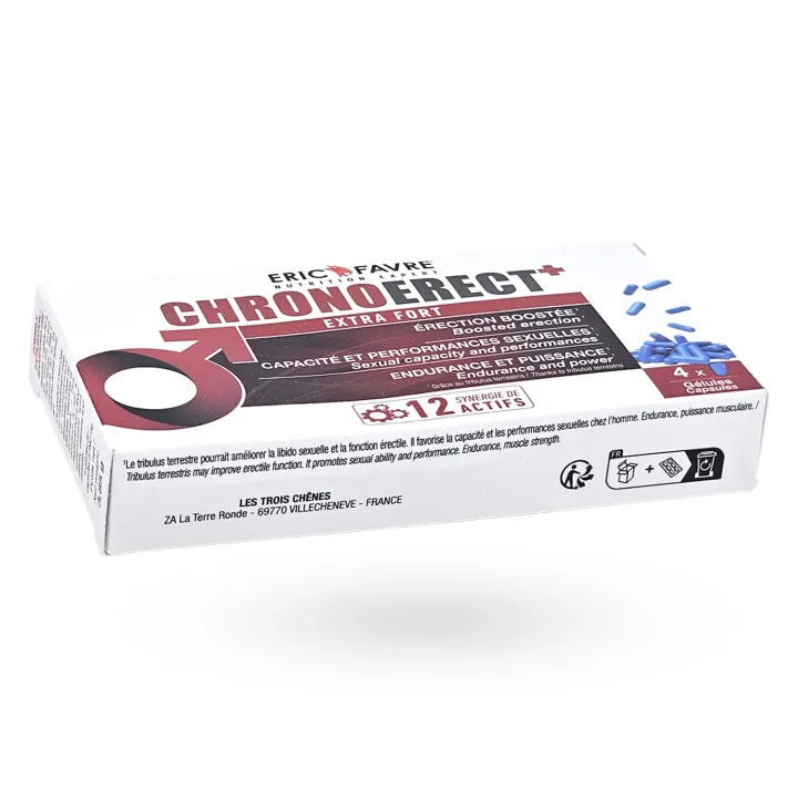 Chronoerect formule extra forte Eric Favre 4 gélules | Pharmacie en ligne