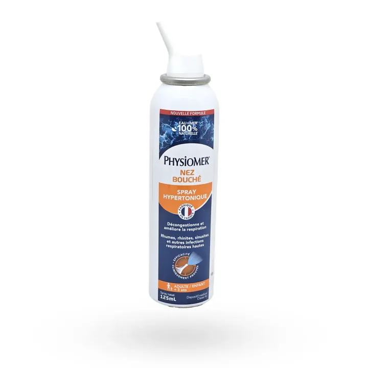 Physiomer Hypertonique 125 ml spray Nez Bouché dès 3 ans | Pharmacie en ligne