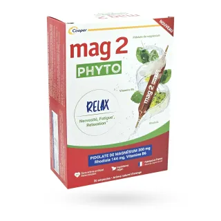 Mag 2 Phyto RELAX magnésium 300 mg 30 ampoules