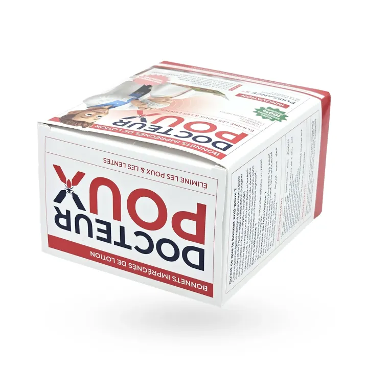 Docteur Poux 2 Bonnets Anti-Poux aux Huiles Essentielles - Dès 3 ans | Pharmacie en ligne