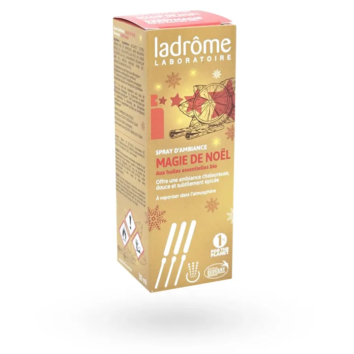 Ladrôme Magie de Noël Spray Ambiance BIO 30 ml - Huiles essentielles | Pharmacie en ligne