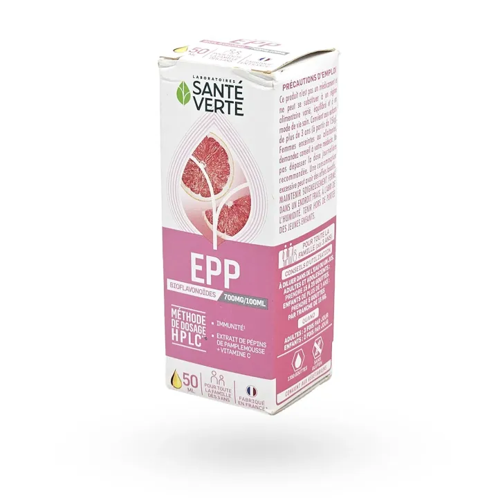 Santé Verte EPP 700 50 ml - Pépins de pamplemousse & Vitamine C | Pharmacie en ligne
