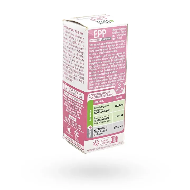 Santé Verte EPP 700 50 ml - Pépins de pamplemousse & Vitamine C | Pharmacie en ligne
