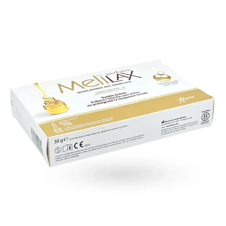 Melilax Pediatric 6 microlavements - Constipation bébé et enfant | Pharmacie en ligne
