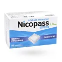 Nicopass 1,5 mg menthe fraîcheur sans sucre 96 pastilles