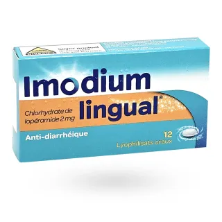 Imodium lingual 2 mg - Lyophilisats oraux anti-diarrhéique face avant