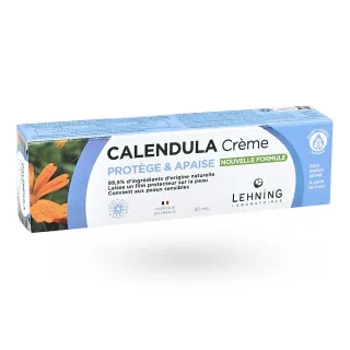 Crème au Calendula naturel Lehning nouvelle formule 50 ml