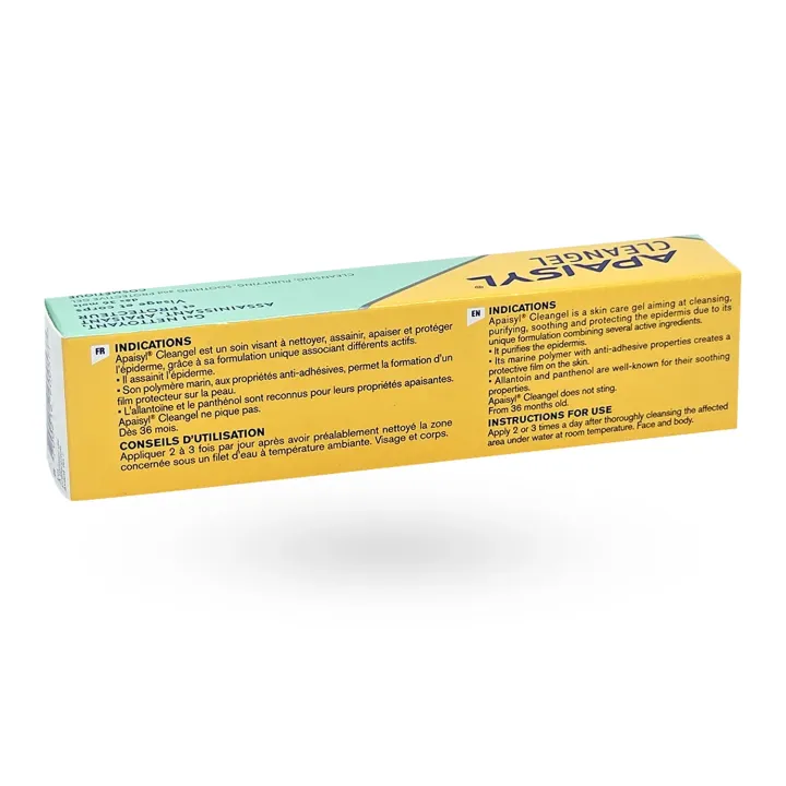 Apaisyl Cleangel gel nettoyant apaisant 30 ml arrière