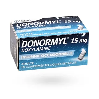 Donormyl 15 mg doxylamine 10 comprimés