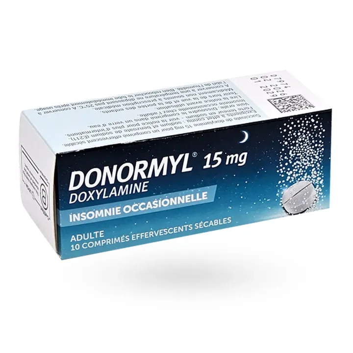 Donormyl 15 mg 10 comprimés effervescents côté 1