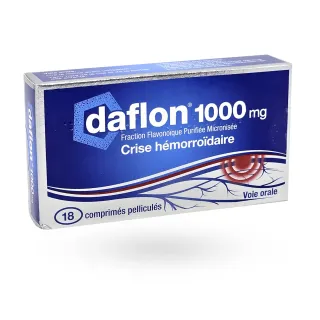 Daflon 1000 mg 18 comprimés