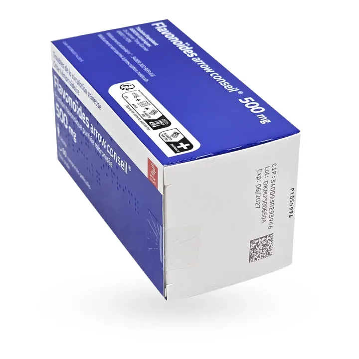 Flavonoïdes Arrow conseil 500 mg 60 comprimés couché arrière