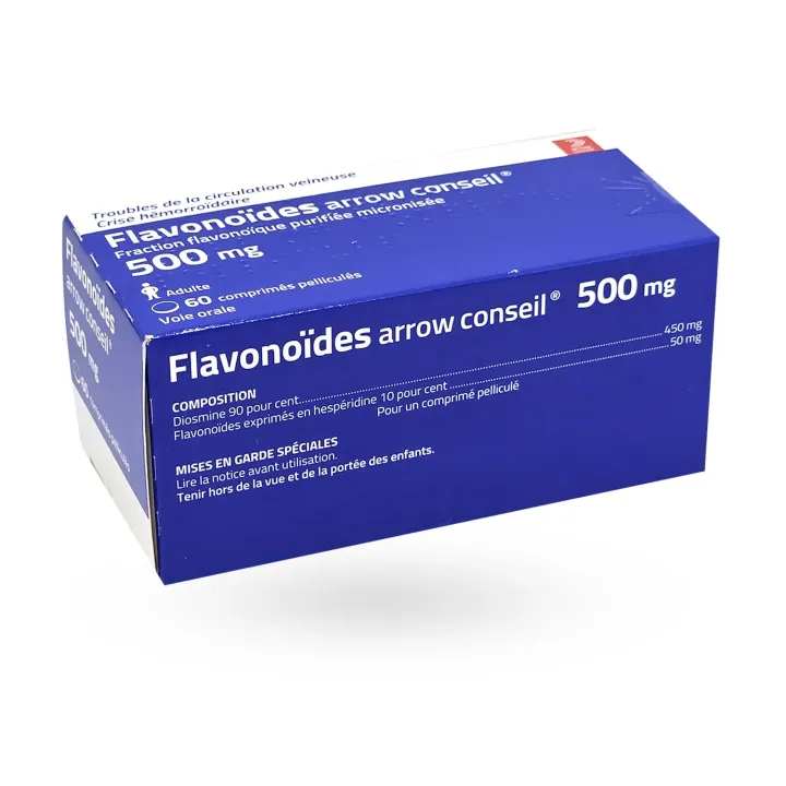 Flavonoïdes Arrow conseil 500 mg 60 comprimés flanc droit