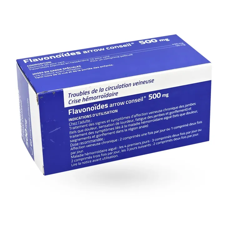 Flavonoïdes Arrow conseil 500 mg 60 comprimés arrière