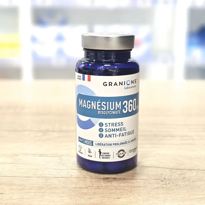 Magnésium Bisglycinate 360 mg Granions 60 comprimés comptoir