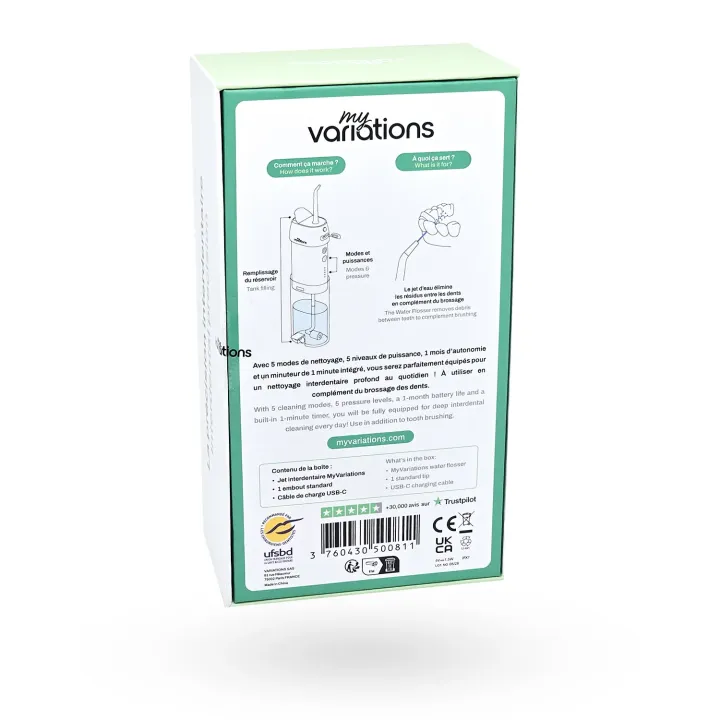 MyVariations Jet interdentaire "Vert" arrière