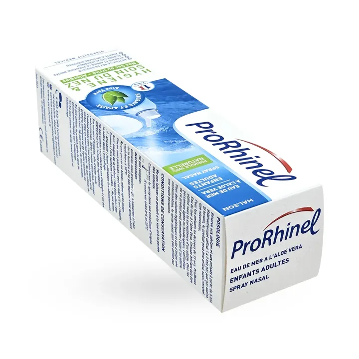Prorhinel Aloe vera hygiène soin du nez spray nasal 100 ml couché