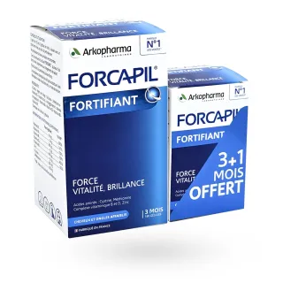 Forcapil cheveux et ongles formule fortifiante 180 + 60 gélules
