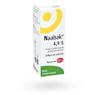 Naabak collyre 4,9% 10 ml