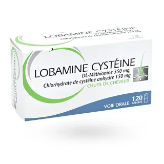 Lobamine Cysteine chute de cheveux 120 gélules Pierre Fabre