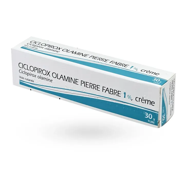Ciclopirox Olamine 1% crème Pierre Fabre 30 g flanc gauche
