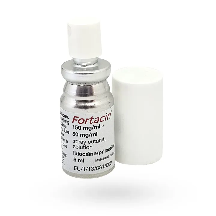 Fortacin 150 mg/ml + 50 mg/ml éjaculation précoce spray + bouchon